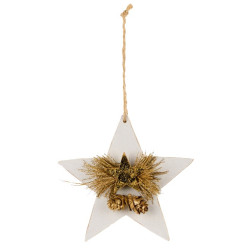 Decoro stella Nuvole di Stoffa