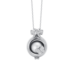 Collana donna chiama angeli con fiocco Luca Barra