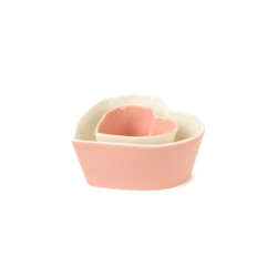 Ciotola cuore set 2 pezzi Grande+piccola petit amour