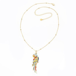 Collana con catena saturnina in metallo dorato Barbieri Creazioni