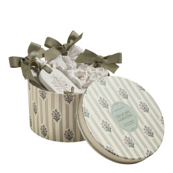 Box rotondo con 5 gessi di Mathilde M profumazione Delicate Verveine
