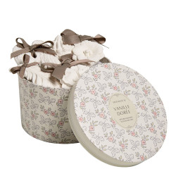 Box rotondo con 5 gessi di Mathilde M profumazione Vanille Dorè