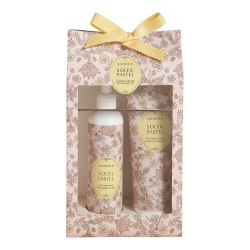 Box Latte corpo 250ml + gel doccia 250ml Mathilde M, fragranza Soleil Pastel