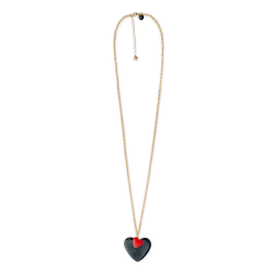 Collana cuori rosso nero Mya