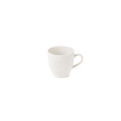 Tazza cuore biancco