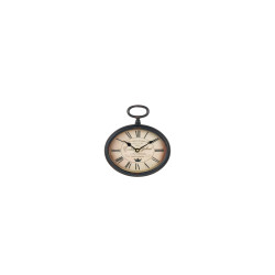 Orologio metallo 21x22cm ass