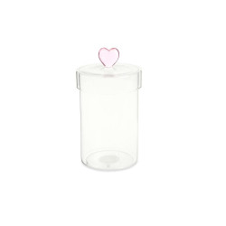 Barattolo Grande boro cuore vetro 830ml