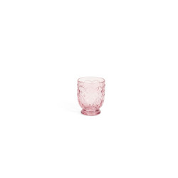 Set 6 Bicchieri acqua rosa 8xh10cm, Nuvole di Stoffa