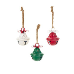 Campanella di Natale decorativa 13x16 cm, di Nuvole di Stoffa