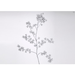 Ramo argentato h 70 cm