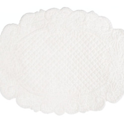 Tovaglietta americana Blanc mariclò ovale 35x50 cm avorio