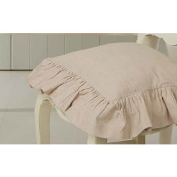 Copricuscino sedia Blanc MariClo' Infinity, Bicolor (tortora)
