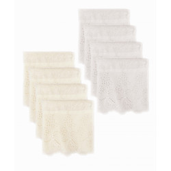 Lavette set 3 pezzi avorio Blanc Mariclò pizzo sangallo