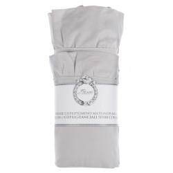 Copripiumino grigio matrimoniale 250x200 cm Blanc Mariclò