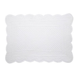 Tovaglietta americana Blanc Mariclò 35x50 cm Bianco