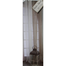 Tenda Blanc Mariclò, 150xh290 cm, 100% Lino, avorio