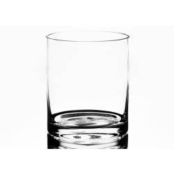 Vaso vetro cilindrico, H17 D15 cm