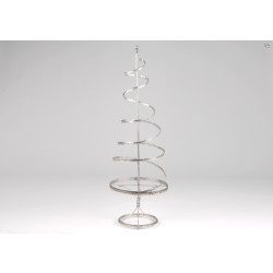 Albero Natale in metallo, altezza 103 cm