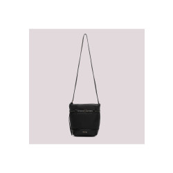 Borsa a tracolla con cinturino decorativo, Mimimuà, nero
