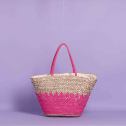 Borsa spalla pizzo fuxia Mimi Muà