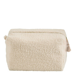 Trousse da bagno ecru bouclette Mathilde M
