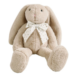 Peluche coniglio, h40 cm, beige, Mathilde M