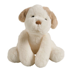 Peluche cane, 21x21x16 cm, panna, Mathilde M
