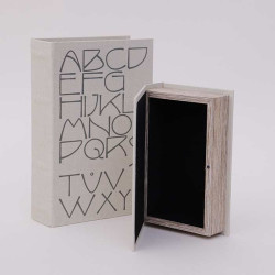 Scatola libro Alfabeto 27x18x7 cm, Innovaliving