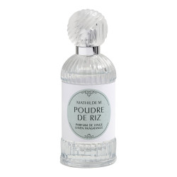 Spray profumo per tessuti 75 ml, Mathilde m, profumazione Poudre de riz