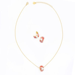 Set di collier ed orecchini in metallo dorato Barbieri Creazioni