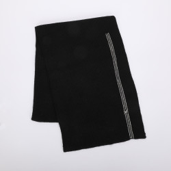 Sciarpa con 3 strisce di strass, color nero di Mimi Mua