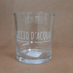 Bicchieri acqua 6 pezzi "goccio acqua",  Nuvole di stoffa