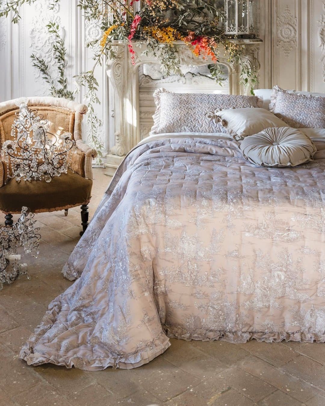 Letto shabby chic